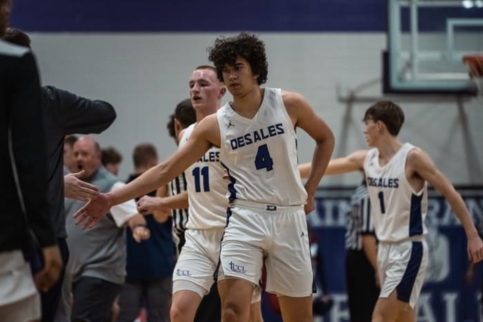 Grove City vs St. Francis DeSales boys basketball 022523 Gabe Haferman7